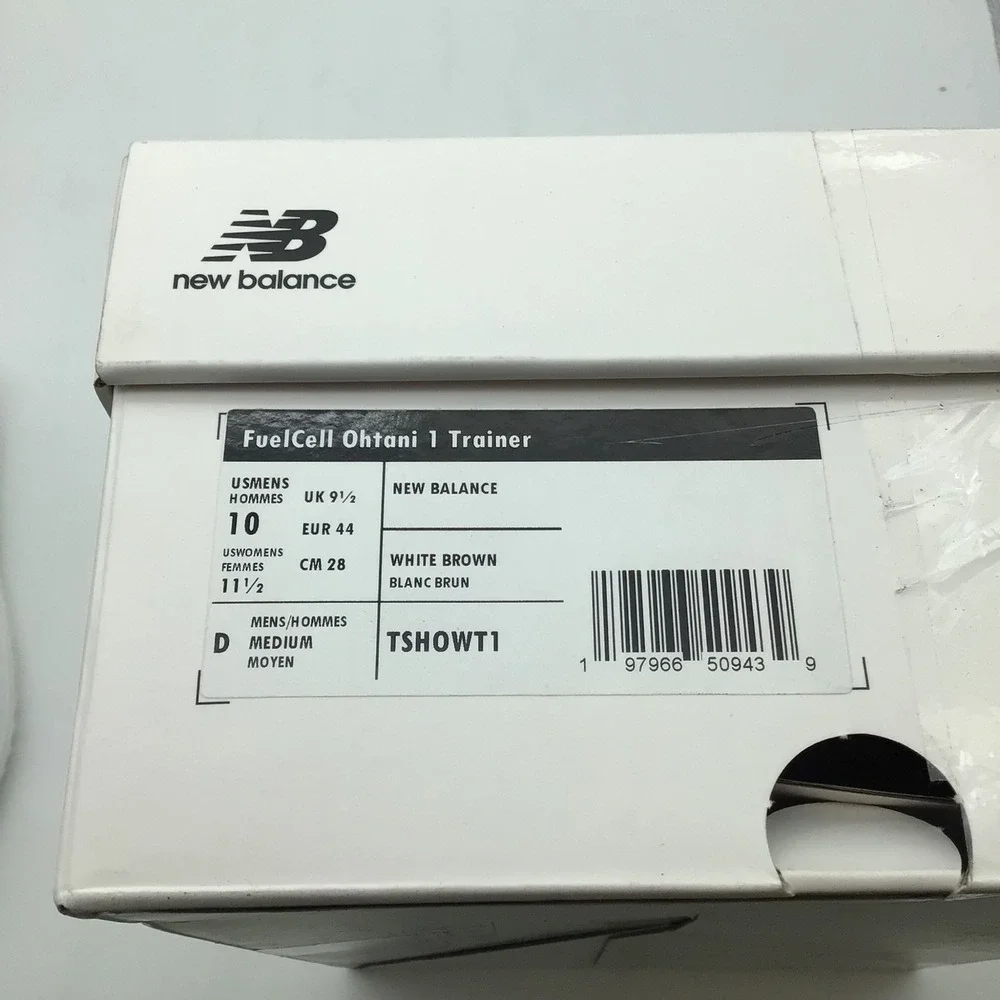 New Balance FuelCell Ohtani 1 Trainer‎ TSHOWT1 Shoes White Gold Mens Size 10 New
